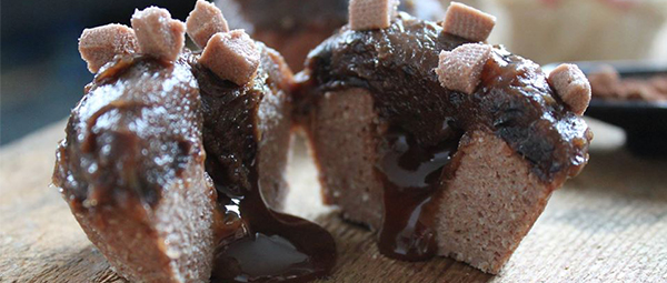 Mjuka choklad-vanilj muffins