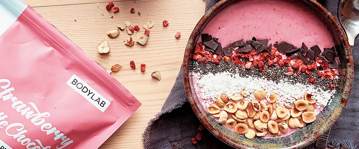 Fruktig och krämig smoothie bowl