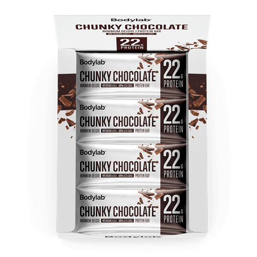 Bodylab Minimum Protein Bar Deluxe (12 x 65 g) - Chunky Chocolate