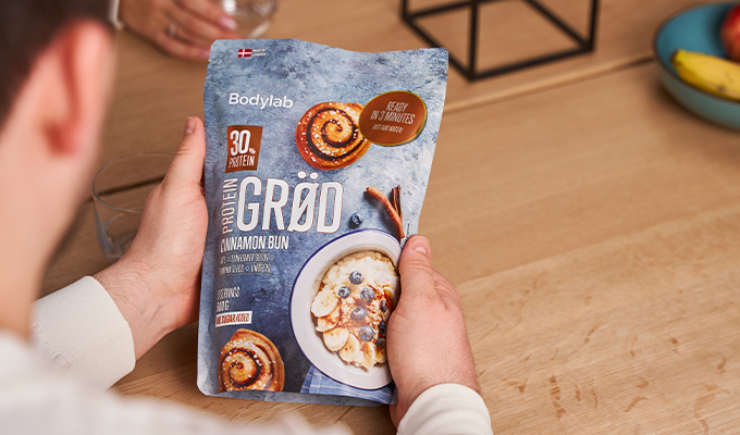 Bodylab Protein Grød - Cinnamon Bun