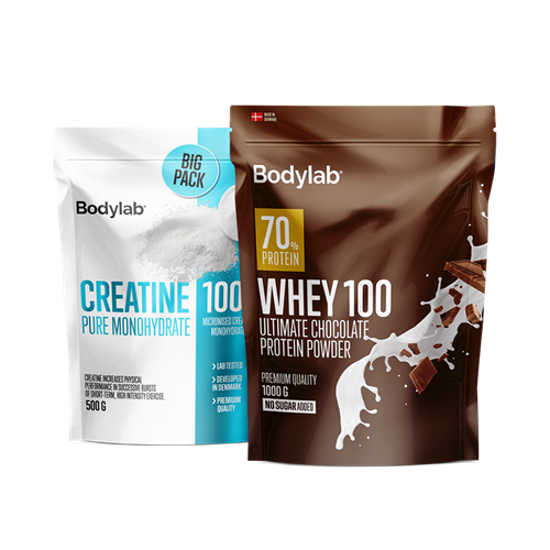New Year's Muscle Pack - Whey 100 (1 kg) + Creatine (500 g)